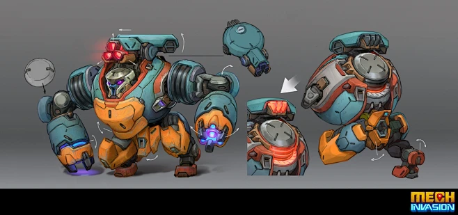 MECH INVASION - 机械概念 vol.1-花瓣网