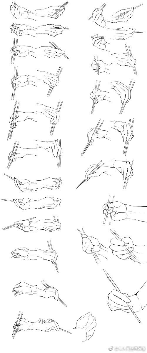 #绘画参考# 绘师こみち(id=1309...