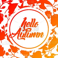 季节,秋天,你好,贺卡,九月,明信片,自然,华丽的,十月,问候