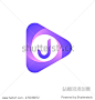 Logo J letter in the triangle shape, font icon, Vector design template elements for your application or company identity.-站酷海洛正版图片, 视频, 音乐素材交易平台 - Shutterstock中国独家合作伙伴 - 站酷旗下品牌