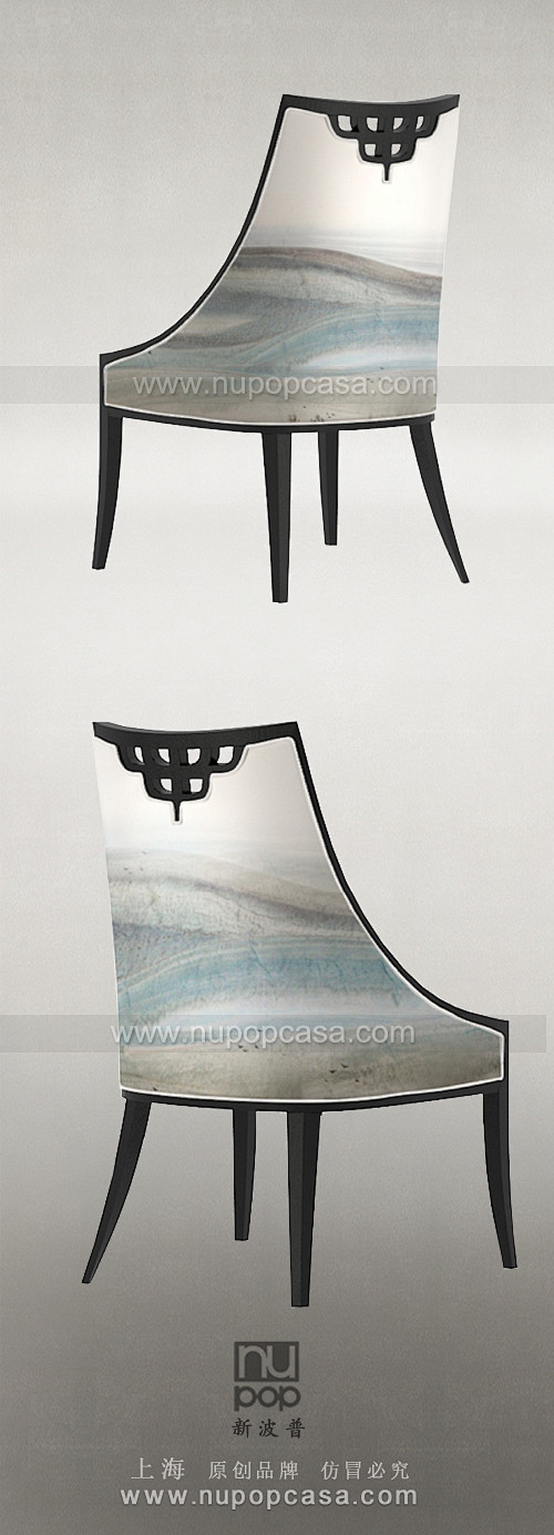 新中式家具（现代中式家具）- 斗拱餐椅/...