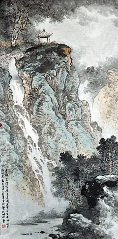 著名山水画家——关福元作品欣赏_中国画研究院