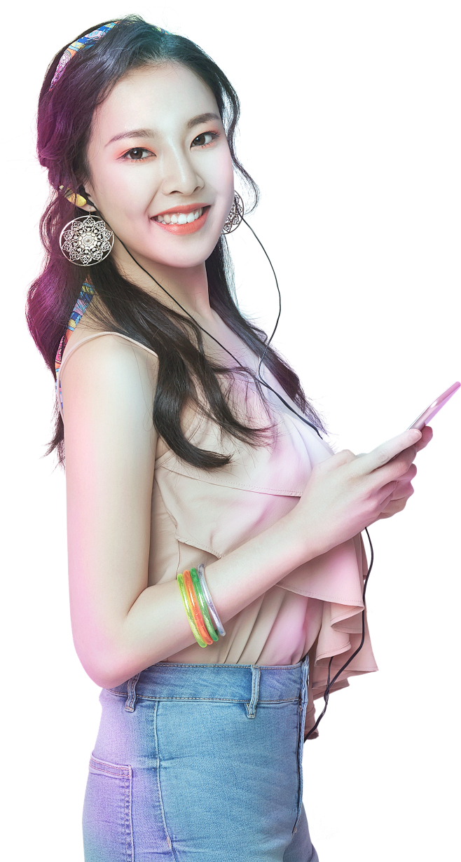 可爱韩国女孩