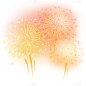 元旦梦幻彩色渐变烟花元素