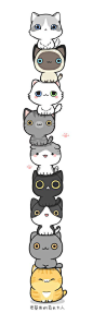 AHHH THEY'RE SO CUTEEEEE (the fifth and bottom cats are my favorite)
