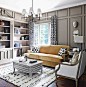 AphroChic: Nate Berkus Presents A Rich Color Palette of Blue, Gold and Coral In The Home Of Iyanla Vanzant