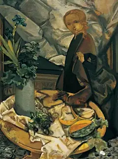 夏俊娜的绘画作品精选 : 夏俊娜 1971年出生于内蒙古。1987年考入中央美术学院附属中学。1991年毕业于中央美术学院附中，获毕业创作优秀奖。考入中央美术学院油画系第四工作室，在校期间多次获得创作优秀奖。1995年毕业于中央美术学院油画系。