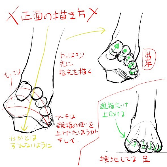 色気のある足・脚の描き方 [4]