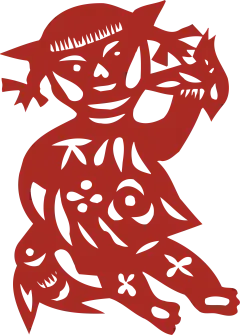 窗花 民俗 剪纸剪影 人物 古代(2327)