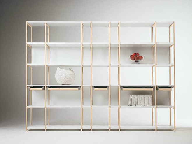 Wooden bookcase SOLA...