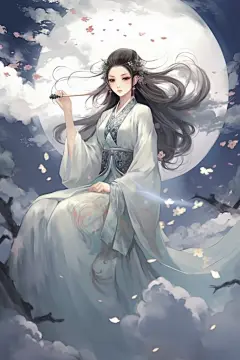 舞女壁画中国风敦煌国风女孩人物插画