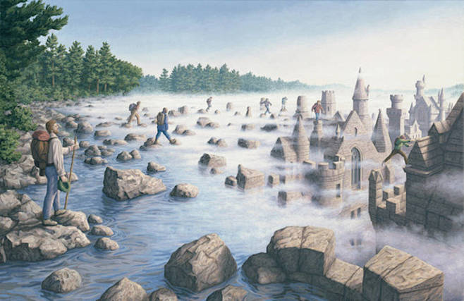 Rob Gonsalves魔幻现实主义风...