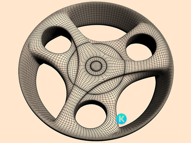 车轮毂造型建模很有难度，其实我-老K建模...