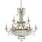 Savoy House 1-3061-9-60 Claiborne 9 Light Chandelier in Avalite