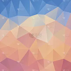 粉色和蓝色抽象多边形背景