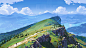 JohnArtchallenge: Mountain Speed painting day 1 of week 1