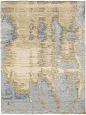 【知识星球：地产重案】@上山打草 ⇦点击查看Beautiful organic, ocean like rug  Drift Light Blue by DATINA GROUP: 