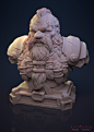 Amfisbena Dwarf, Zbigniew Chmurzynski : I had privilege to create dwarven bust as collectible prize for Amfisbena Fantasy System. Sculpture will have 10 cm height. It was fun project and I really enjoined it. World created by Sławomir Mietła is truly some