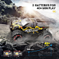 Amazon.com: DEERC Brushless RC Cars 300E 60KM/H High Speed Remote Control Car 4WD 1:18 Scale Monster Truck for Kids Adults, All Terrain Off Road Truck with Extra Shell 2 Battery,40+ Min Play Car Gifts for Boys : Toys & Games