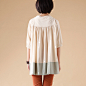茉兰多 2013夏装 民族风女装拼色纯棉中袖中长款衬衫女衬衣 1479 原创 设计 新款