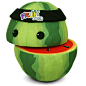 水果忍者切西瓜Fruit Ninja 毛绒玩具公仔大号 儿童节礼物-淘宝网