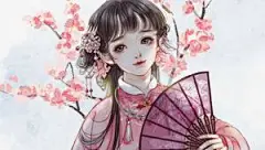 国人插画师绘制的唯美风格人物插画作品！个个脸嫩的能掐出水来！