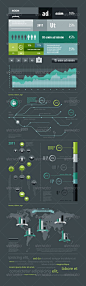 Elements of infographics with a map of the World - http://startupstacks.com/infographics/elements-infographics-map-world.html - free download