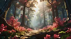 森林壁纸高清版唯美_百度图片搜索