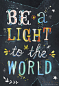 Be A Light 13x19 by Katie Daisy on Etsy