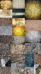 #PS素材# 干裂的大地与墙壁 高清图片 44JPG 【http://t.cn/8FKR7HT】