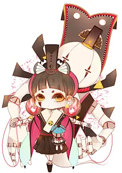 阴阳师手游 傀儡师 同人图 插画 壁纸 | 傀儡师~~ | 半次元-第一中文COS绘画小说社区