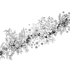 【线稿】秘密花园和魔法森林高清线稿，可以当背景素材的说_看图_线稿吧_百度贴吧