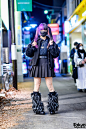 Purple Twintails & Merry Jenny Japanese Street Style w/ Amavel, Majestic Legon & 6%DOKIDOKI – Tokyo Fashion