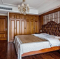 跃层250平新古典风格卧室床头装修效果图-每日推荐