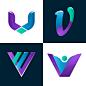 V logo collection