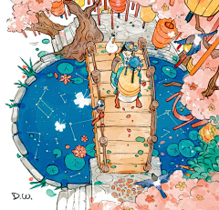 雪坤儿采集到插画-场景、物件