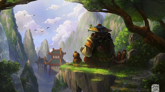 魔兽 熊猫人之谜场景的搜索结果_百度图片...