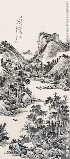 -安静到窒息采集到国画 素材