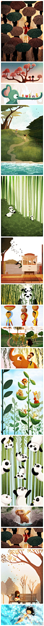 美国艺术家Nidhi Chanani 的欢乐温馨插画