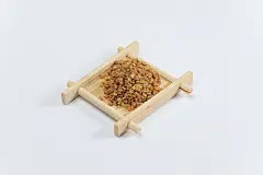 白底苦荞茶花茶茶道茶文化茶叶摄影图