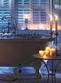 relaxing............candles make everything better!!!