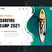 其中包括图片：Campsite - Surf Camp Website - Bhoomi Khalpada