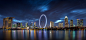1X - Singapore Night Skyline by Tirta Winata