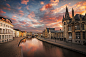 İlhan Eroglu在 500px 上的照片Sunrise Over Gent