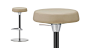 The softly padded seat of Zeb Stool Soft by Edward Barber and Jay Osgerby offers exceptional comfort. The carefully balanced proportions lend the bar stool an elegant and understated aesthetic. The Zeb Stool is available with a variety of different seats.