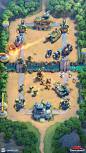 2016 - Gameloft Work - Blitz Brigade: Rival Tactics, Nikola Stoyanov : In the early 2016 I was requested to develop the visual identity of newly conceived project - Bliz Brigade: Rival Tactics.<br/>By that time Clash Royale was already a big hit, an