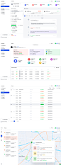 明暗两套dashboard  saas后台管理系统仪表盘模板UI界面设计 