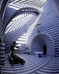 Church of San Giovanni Battista in Mogno by Mario Botta. Overlay patterns constantly changing by shifting sunlight.