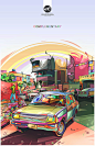 Elmoghira Illustrations "RANDOM 03" : A selection of works done through 2014.