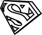 超人图标黑白线条LOGO|s|标志|超人图标|公司logo|公司标志|黑白线稿图|企业标志|矢量素材|地产标志标志|标志标志|标志汽车标志|标志设计　标志